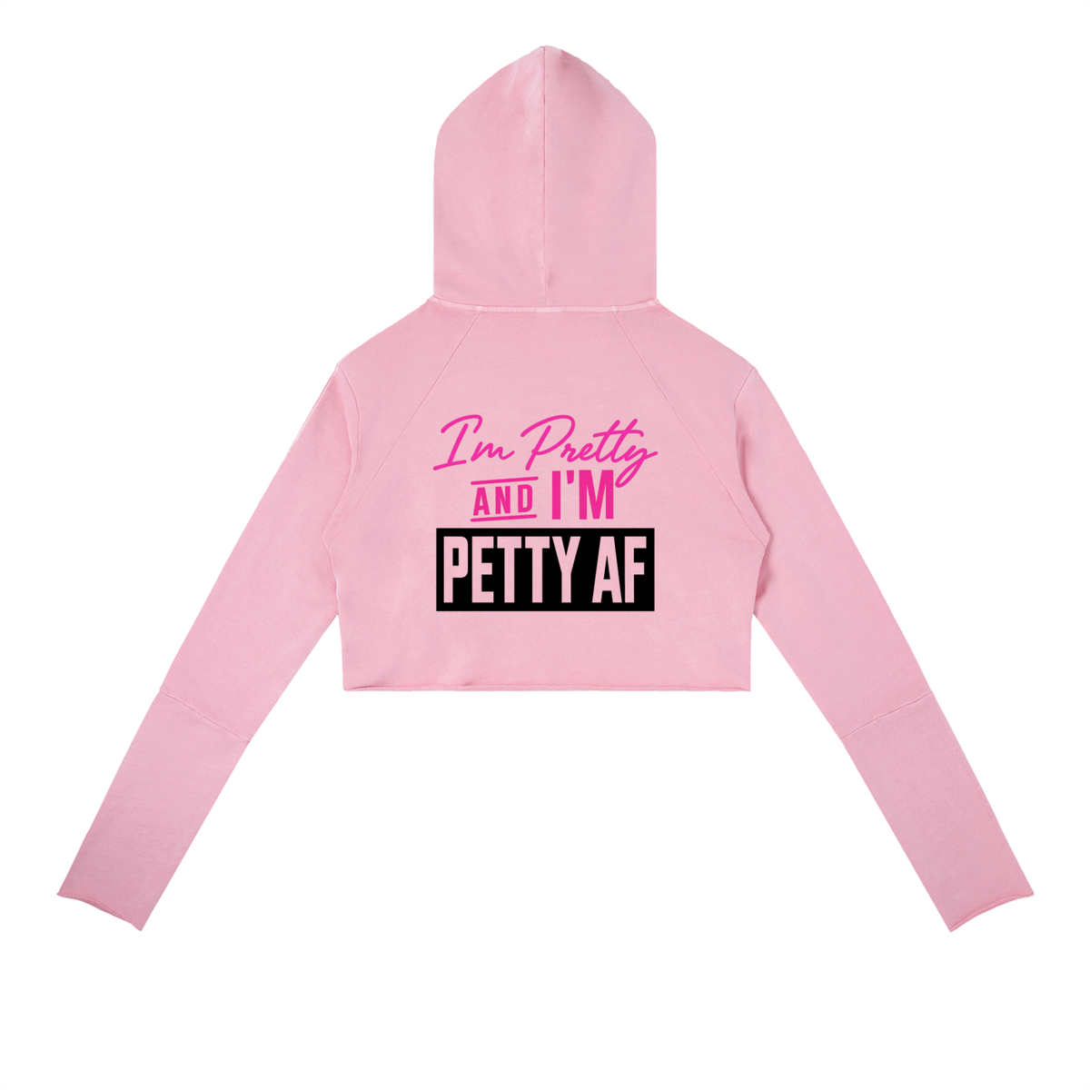 Women's Vintage Washed Raw Edge Hoodie