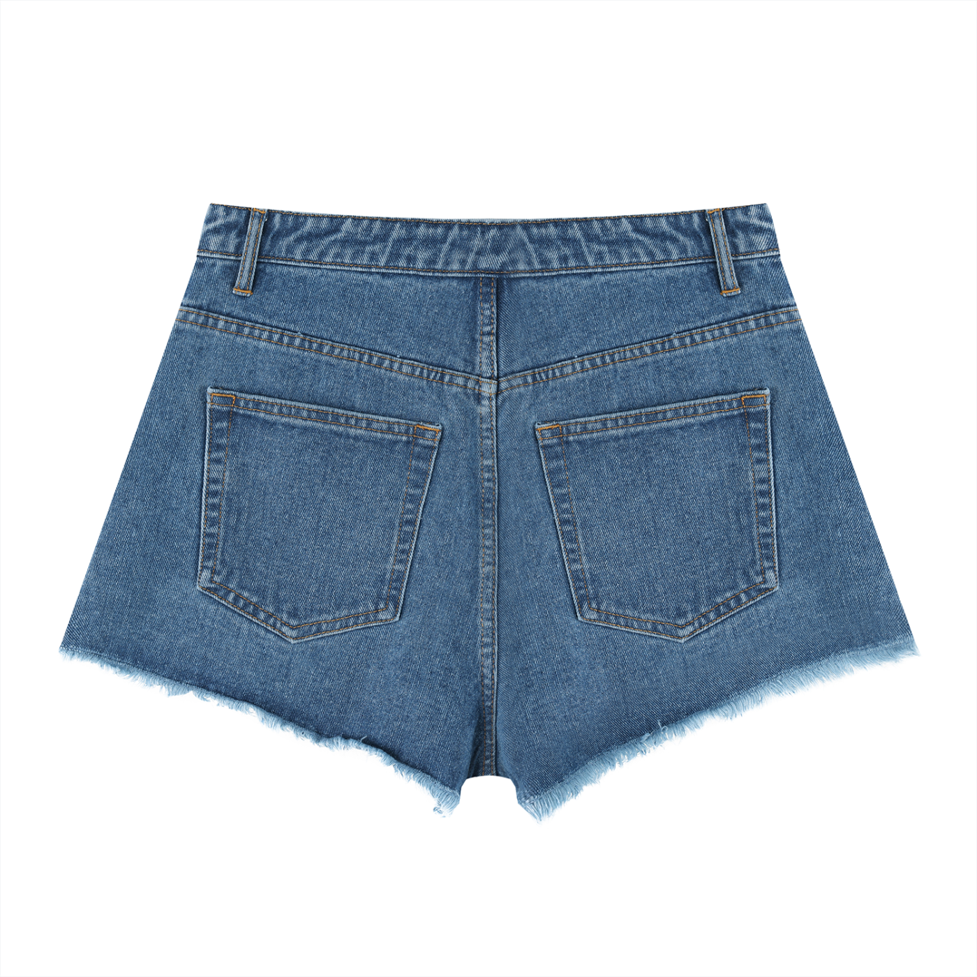 Women’s NY Knicks Vintage Wash High Rise Denim Shorts