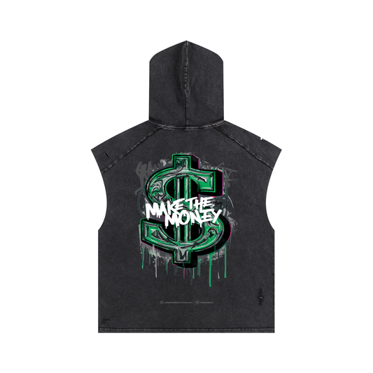 Men's Scarface Snow Washed Boxy Hooded Tank Top