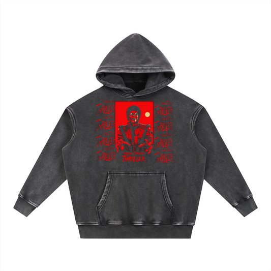 Kid's Unisex Snow Wash Fleece Oversize Hoodie