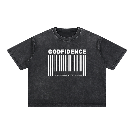 Kids Mineral Wash Boxy Cotton T-Shirt