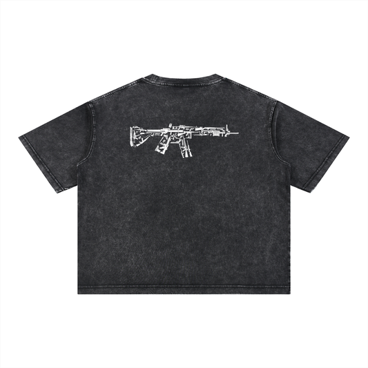 Men's Mineral Wash Boxy Cotton T-Shirt