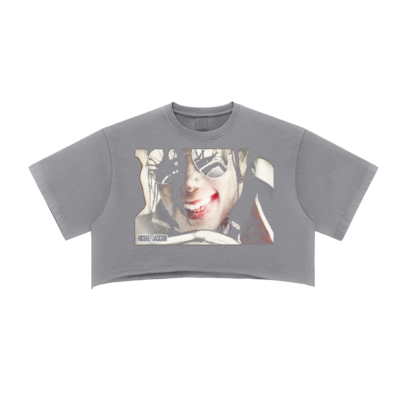 Women's Snow Washed Raw Edge Crop Top