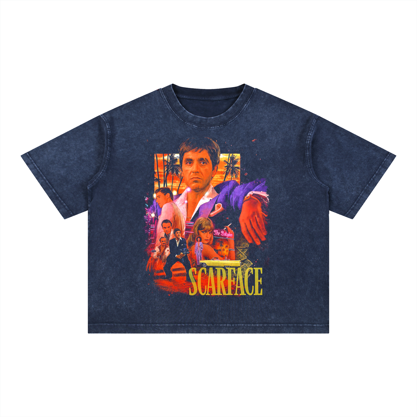 Men's Mineral Wash Boxy Cotton T-Shirt