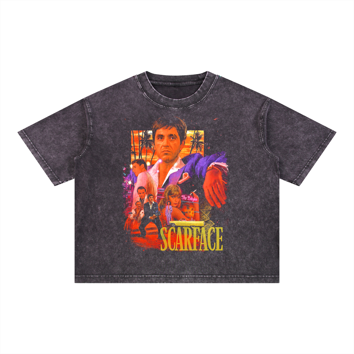 Men's Mineral Wash Boxy Cotton T-Shirt