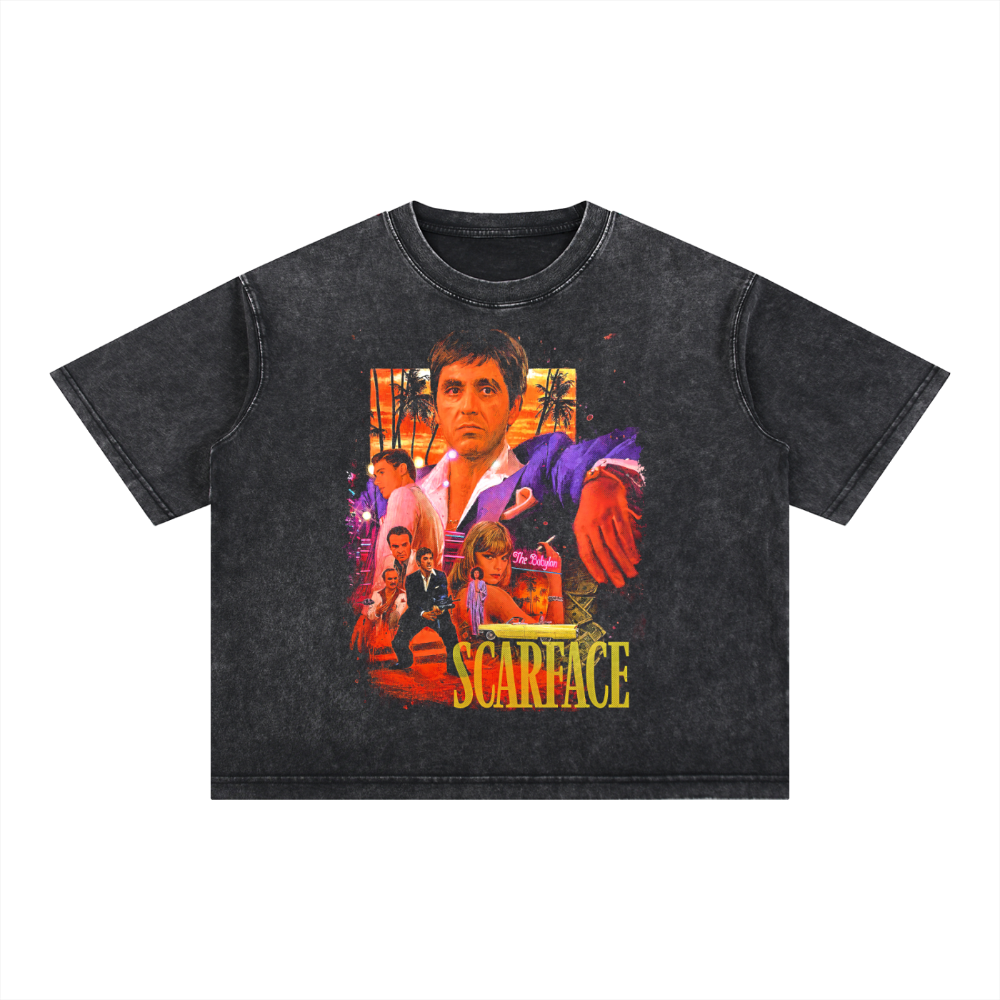 Men's Mineral Wash Boxy Cotton T-Shirt