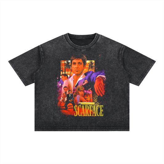 Men's Mineral Wash Boxy Cotton T-Shirt