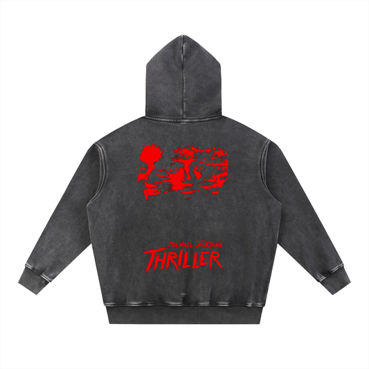 Kid's Unisex Snow Wash Fleece Oversize Hoodie